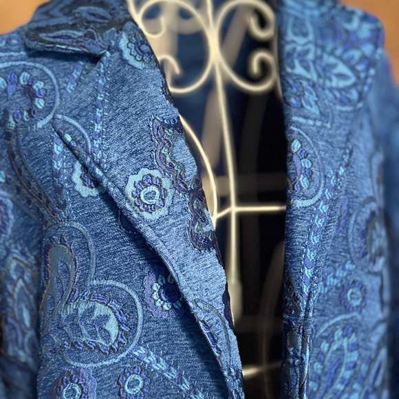 Chico Chenille Jacquard Coat/Jacket Chico Sz 2 US L - Picture 5 of 14